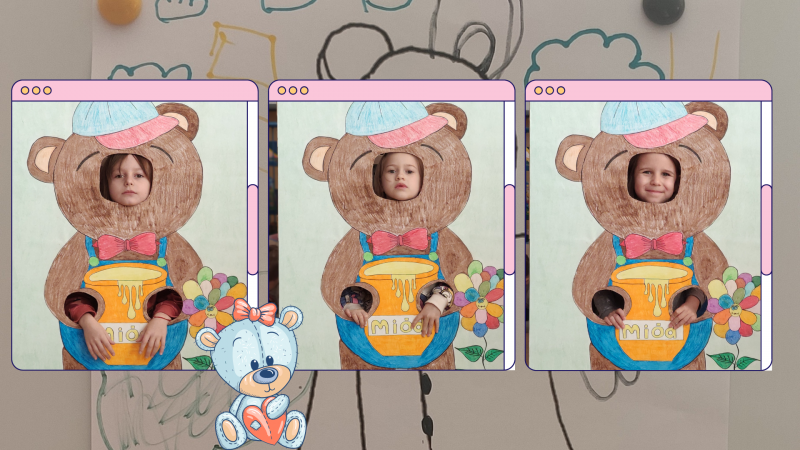 Zdjęcie kolorowe, dzieci podczas zajęć w Bibliotece 19 11 2022